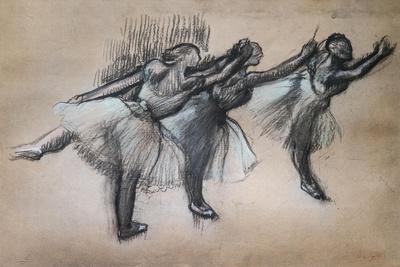 Dancer charcoal Vintage Fine Art Print Edgar Degas
